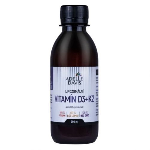 ADELLE DAVIS Lipozomální vitamín D3 a K2 200 ml