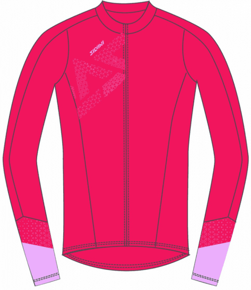 cyklo dres Calvana, ruby-pink - XS