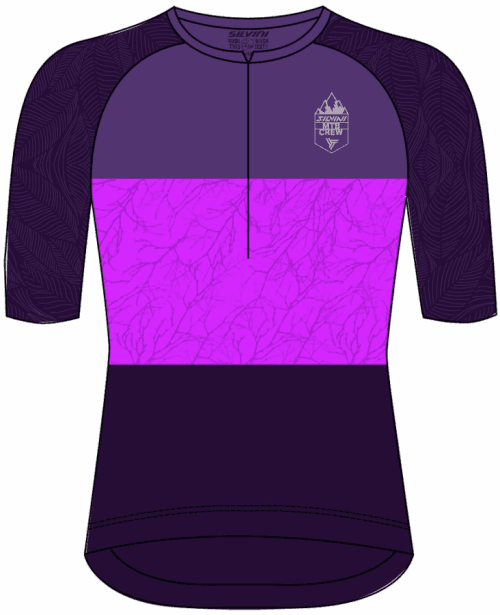 MTB dres Stabina, plum-fuchsia - XS