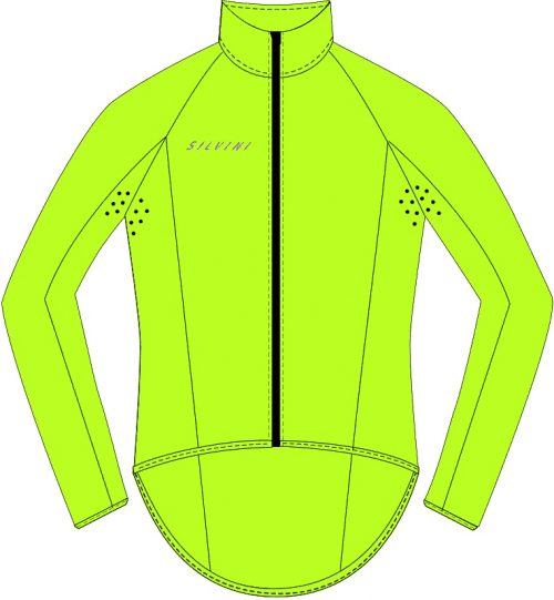 větru vzdorná bunda Montilio, lime-black - XS