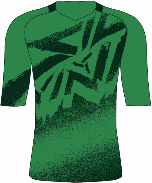 enduro dres Brunello, ocean-olive - S