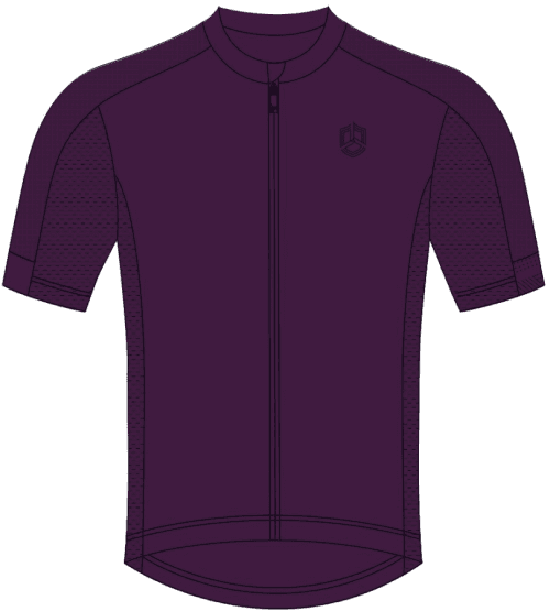 cyklo dres Ceno, plum - S