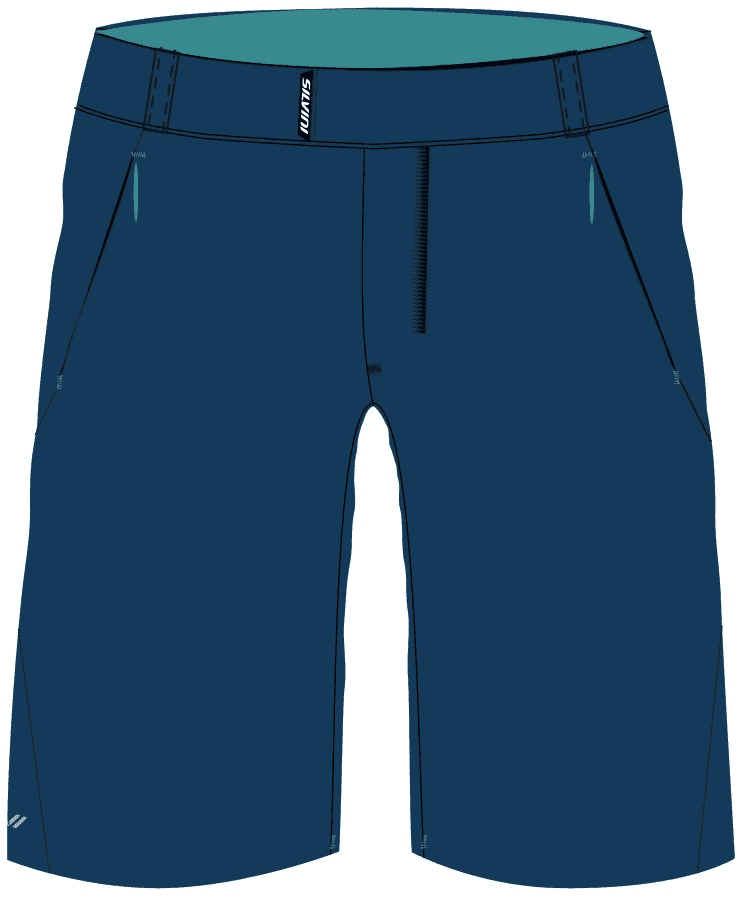 MTB kraťasy Meta, ocean-sky - S