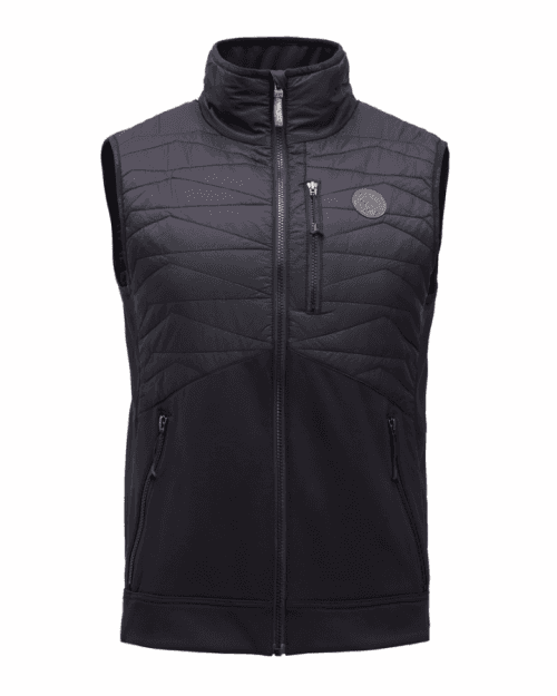 zateplená vesta Grotte, black-cloud - M