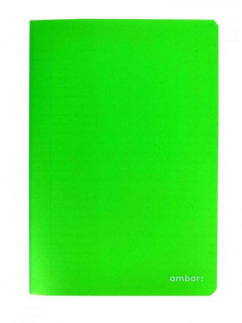 Ambar Sešit Neon green, A5, 48 listů, linka