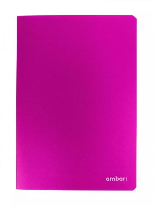 Ambar Sešit Neon pink, A5, 48 listů, linka