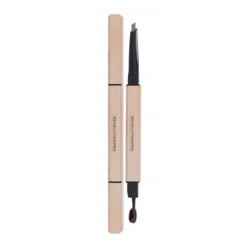 Revolution Pro Rockstar Brow Styler 0,25 g tužka na obočí se štětečkem pro ženy Medium Brown