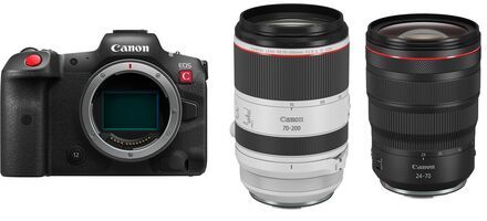 Canon EOS R5 C + RF 24-70 mm f/2,8 + RF 70-200 mm f/2,8 L IS USM