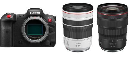 Canon EOS R5 C + RF 24-70 mm f/2,8 + RF 70-200mm f/4L IS USM