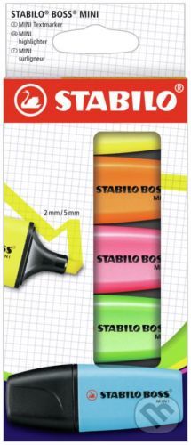 Zvýrazňovač - STABILO BOSS MINI - 5 ks balenie - STABILO