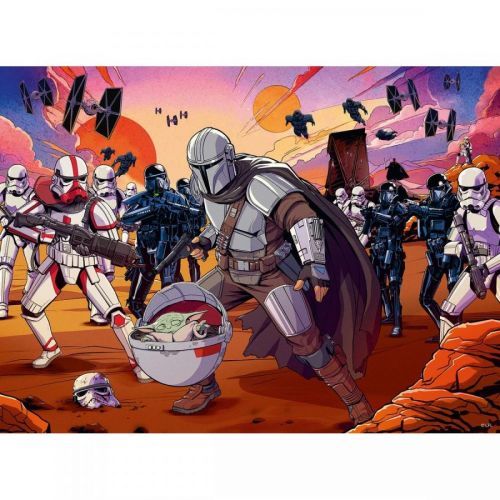 Ravensburger puzzle 132782 Star Wars Mandalorian 200 XXL dílků