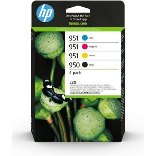HP 951 CMY/950 Black Ink Cartridge Combo 4-Pack