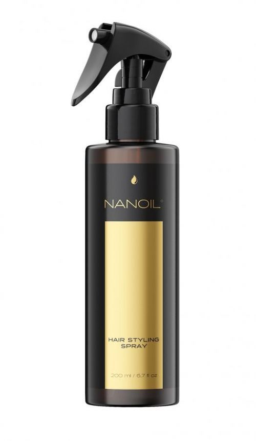 Nanoil Hair Styling Spray Sprej pro efektivnější styling vlasů 200 ml