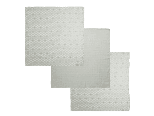 Bebe-Jou Mušelínová plenka 70x70 cm set 3ks Riverside