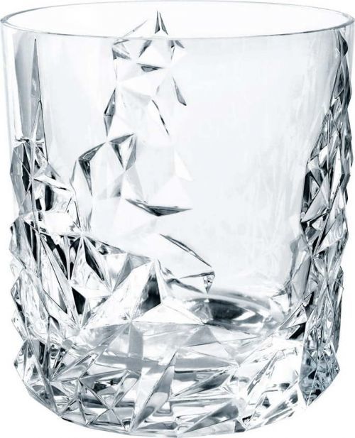 Sada 4 sklenic na whisky z křišťálového skla Nachtmann Sculpture Whisky Tumbler, 365 ml