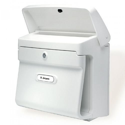 Burgwächter Poštovní schránka Bremen z plastu, bílá, polyuretan, L: 42 cm, K: 32cm