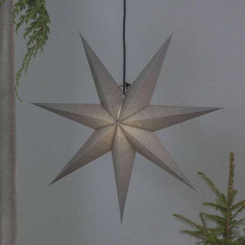 STAR TRADING Papírová hvězda Ozen sedmicípá Ø 70 cm, papír, E14, 25W, L: 16 cm