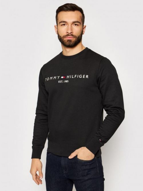 Tommy Hilfiger pánská černá mikina - L (BDS)