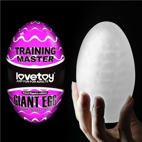 Masturbátor LOVETOY Giant Egg RIPPLES Lovetoy