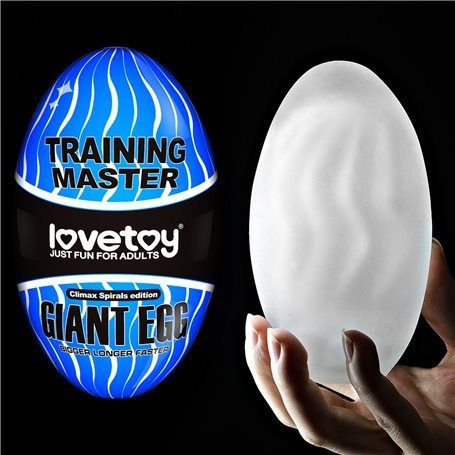 Masturbátor LOVETOY Giant Egg SPIRALS Lovetoy