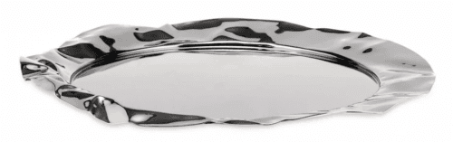 Dekorační mísa Fiox Alessi 44 cm stříbrná