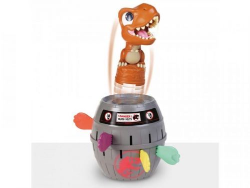 TOMY - Jurský svět - Společenská hra Vyskakovací T-Rex