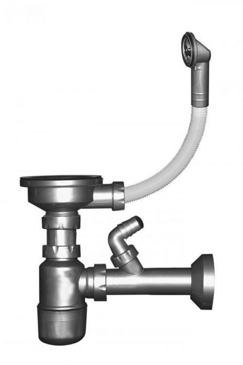 NOVASERVIS Sifon pro odpad dřezu 89 mm NSP51