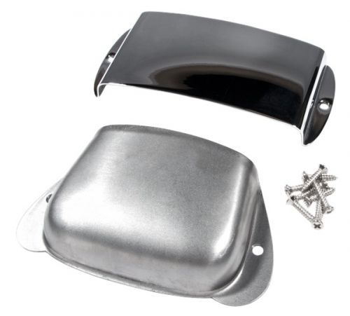 Fender Pure Vintage Precision Bass® Ashtray Cover Set, Steel/Chrome