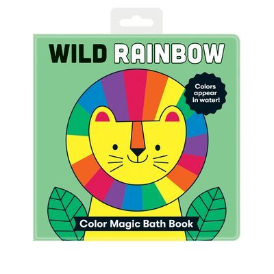 Wild Rainbow Color Magic Bath Book (Mudpuppy)(Bath book)