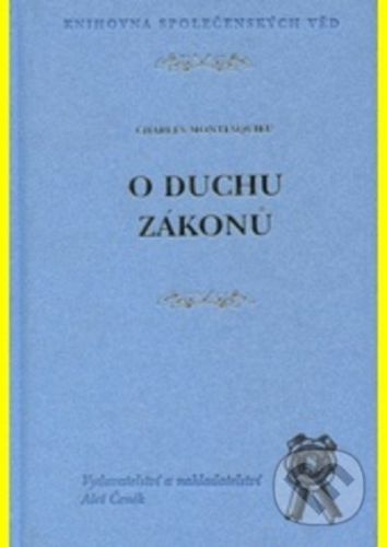 O duchu zákonů - Charles Montesquieu