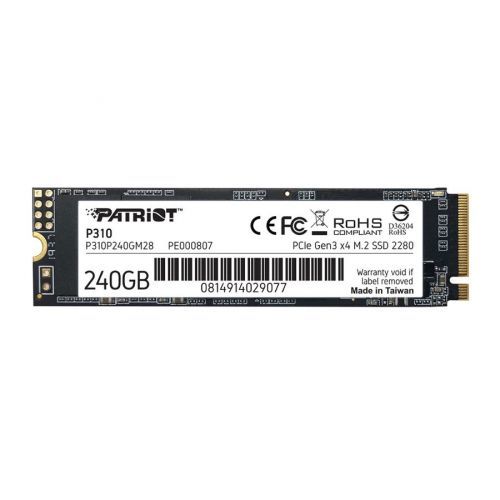 SSD 240GB PATRIOT P310 M.2 NVMe, Gen3x4