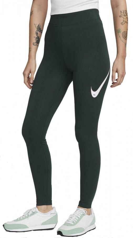 Legíny Nike  Swoosh High-Rise Leggings Women Green