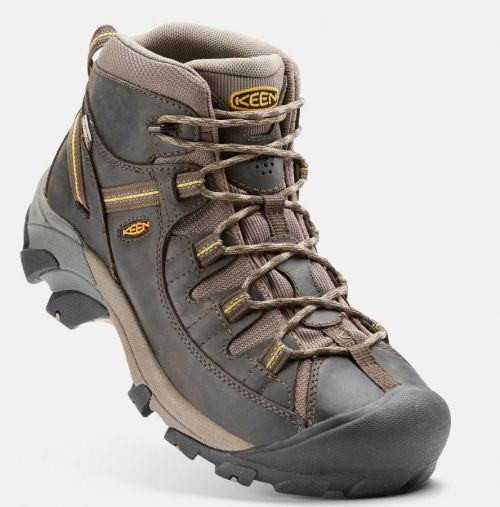 Keen TARGHEE II MID WP M black olive/yellow Velikost: 42,5