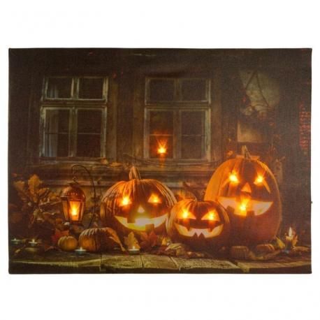 Nástěnná malba Halloween, 30 x 40 cm, 9 LED Nexos D86703