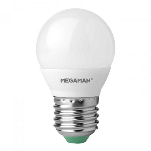Megaman LED žárovka E27 miniglobe 5, 5W, teplá bílá, E27, 5.5W, Energetická třída: F, P: 7.7 cm