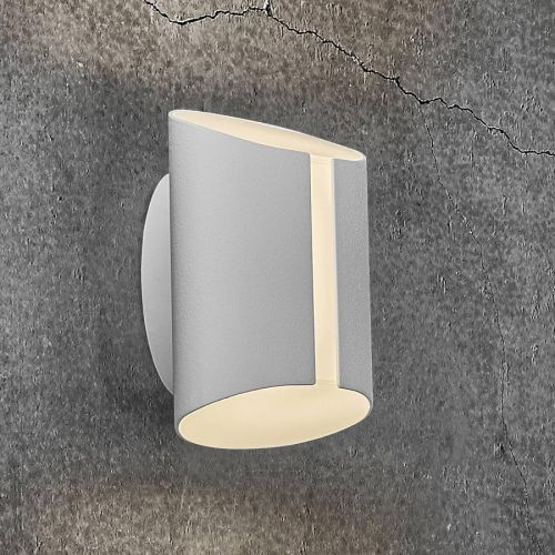 Nordlux LED venkovní nástěnné Grip, CCT Smart Home, bílá, hliník, plast, 9W, L: 15 cm, K: 18cm