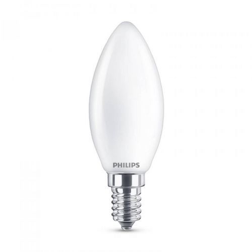 Philips Classic LED žárovka E14 B35 6, 5W 2700K mat, E14, 6.5W, P: 9.7 cm