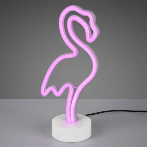 Reality Leuchten Dekorativní svítidlo Flamingo, plast, P: 15 cm, L: 10 cm, K: 32.5cm