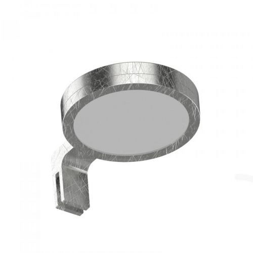 LIGHTME Lightme LED osvětlení zrcadla Aqua On-Top stříbrná, Koupelna, plast, hliník, GX53, 6W, K: 5.2cm