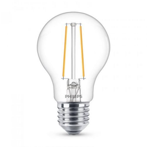 Philips Classic LED E27 A60 1, 5W 2700K čirá, E27, 1.5W, P: 10.4 cm