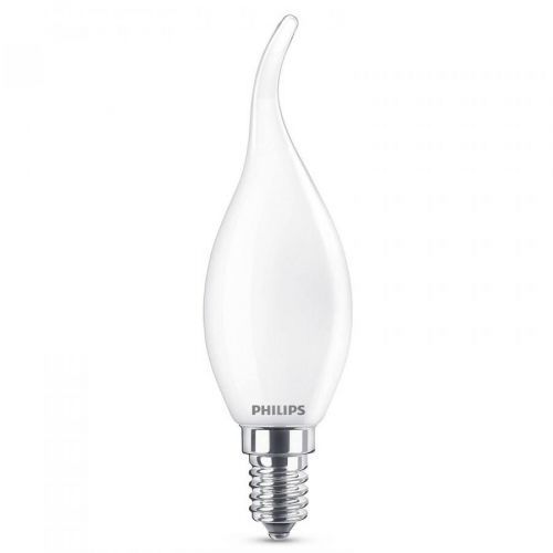 Philips E14 BA35 2.2W LED svíčka náraz větru 2.700K matná, E14, 2.2W, P: 12.3 cm
