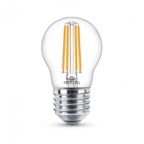 Philips Classic LED E27 P45 6, 5W 2700K čirá, E27, 6.5W, P: 7.8 cm