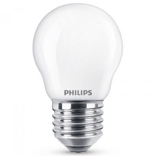 Philips LED žárovka-kapka E27 2, 2W teplá bílá opál, E27, 2.2W, P: 8.7 cm