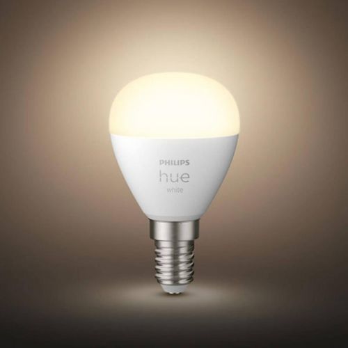 Philips HUE Hue White LED kapka E14 5, 7W 2700K, plast, E14, 5.7W, Energetická třída: G, P: 7.7 cm