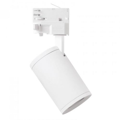 Megaman Reflektor Mora GU10 pro 3fázovou lištu, bílý, Obývací pokoj / jídelna, plast, GU10, 8W, K: 18cm