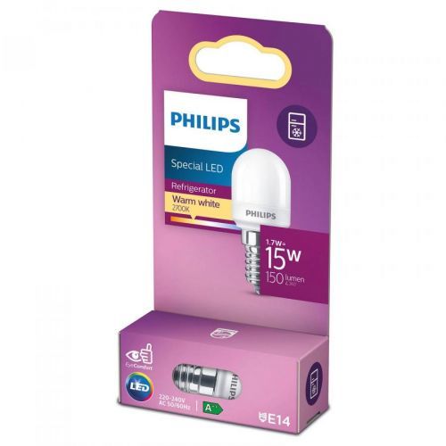 Philips LED žárovka do lednice E14 T25 0, 9W matná, E14, 0.9W, P: 5.9 cm