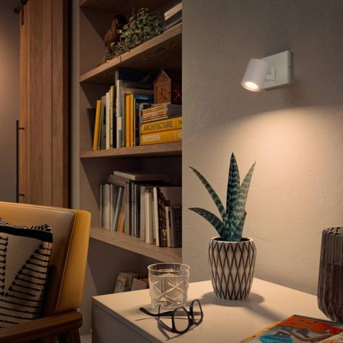 Philips HUE Hue White Ambiance Runner spot bílý, Obývací pokoj / jídelna, hliník, GU10, 5W, L: 11 cm, K: 9cm