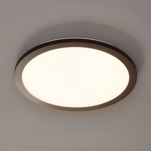 Reality Leuchten LED stropní světlo Camillus, kulaté, Ø 40 cm, Koupelna, plast, 24W, K: 3cm
