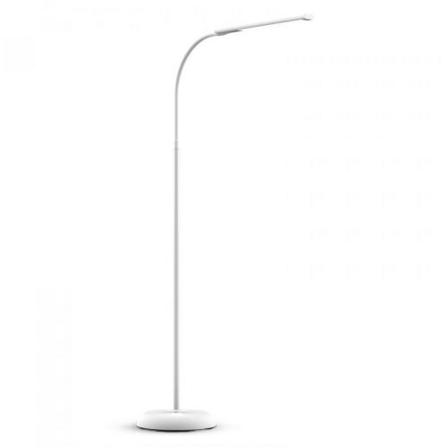 MAUL LED stojací lampa MAULpirro stmívatelná, bílá, Pracovna / kancelář, kov, plast, 7W, Energetická třída: E, K: 125cm