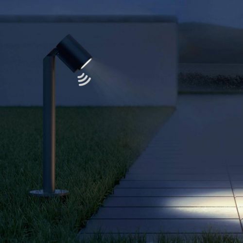 STEINEL Spot Way Sensor Connect LED světlo, hliník, plast, GU10, 6.7W, L: 14 cm, K: 57.2cm